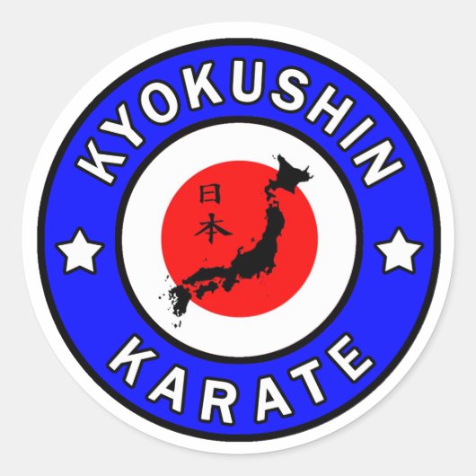 Sticker Rond Kyokushin Karate (Devant)