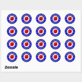 Sticker Rond Kyokushin Karate (Feuille)