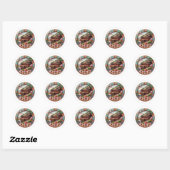 STICKER ROND KYOTO (Feuille)