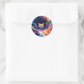 Sticker Rond "L’Esprit d’Aurora" (Sac)