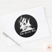 Sticker Rond La baie de Pirate (Enveloppe)