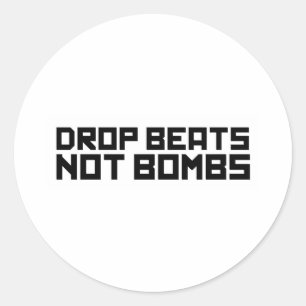 Sticker Rond La baisse bat pas les bombes 3