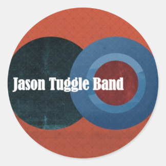 Sticker Rond La bande de Jason Tuggle entoure l'autocollant