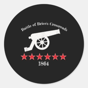 Sticker Rond La Bataille De Brices Traverse Les Routes Bataille