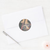 Sticker Rond La beauté intemporelle de la tradition Masaï (Enveloppe)