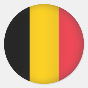 Sticker Rond La Belgique ronde