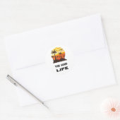 Sticker Rond La Bonne vie (Enveloppe)