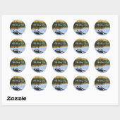 Sticker Rond La Bonne Vie (Feuille)