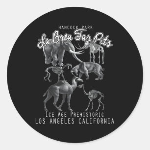Sticker Rond La Brea Tar Pits Los Angeles