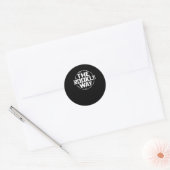 Sticker Rond La Brooklyn Way Net Basketball (Enveloppe)