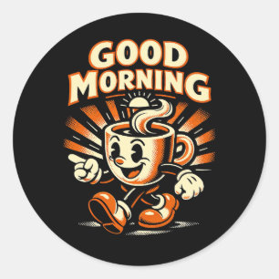 Sticker Rond La Brûlure du Matin