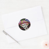 Sticker Rond La Calavera Catrina [autocollants] (Enveloppe)