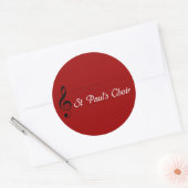 Sticker Rond La chorale de St. Paul (Enveloppe)