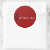 Sticker Rond La chorale de St. Paul (Sac)