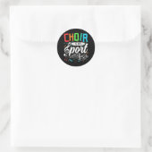Sticker Rond La chorale Myport Choiringing (Sac)