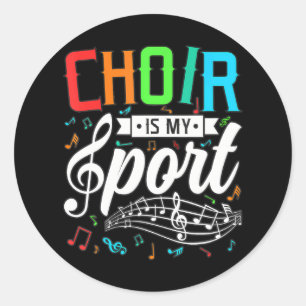 Sticker Rond La chorale Myport Choiringing