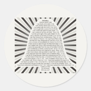 Sticker Rond La cloche du Christ