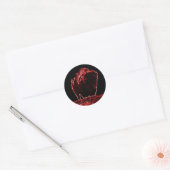 Sticker Rond La collection Red Buffalo (Enveloppe)