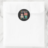Sticker Rond La Communication Semble Différente Pour Tous L'Aut (Sac)