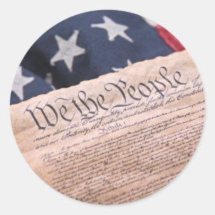 Sticker Rond La Constitution