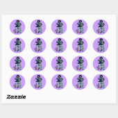 STICKER ROND LA CORSAIRE NOIRE (Feuille)