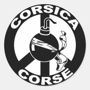 Sticker Rond la Corse