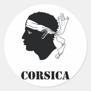 Sticker Rond La Corse