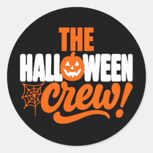 Sticker Rond La création de l'équipe d'Halloween
