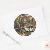 Sticker Rond La créativité éclatante toute lumière (Enveloppe)