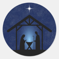La crèche de Noël Scène religieuse