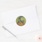 Sticker Rond La Curiosité du Chevalier Vert (Enveloppe)