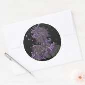 Sticker Rond La Dame du Cosmos (Enveloppe)