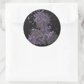 Sticker Rond La Dame du Cosmos (Sac)