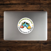 Sticker Rond La danse à claquettes rétro est mon truc personnal
