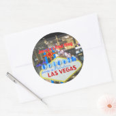 Sticker Rond La dernière mariée de Las Vegas (Enveloppe)