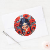 Sticker Rond La destruction (Enveloppe)