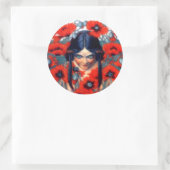 Sticker Rond La destruction (Sac)