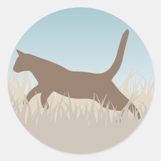 Sticker Rond La douceur du vent (Devant)