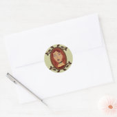 Sticker Rond La fille du Bowyer (Enveloppe)