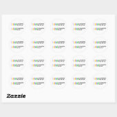 Sticker Rond La foi est... (Feuille)
