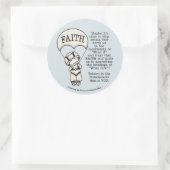 Sticker Rond La foi guidera (Sac)