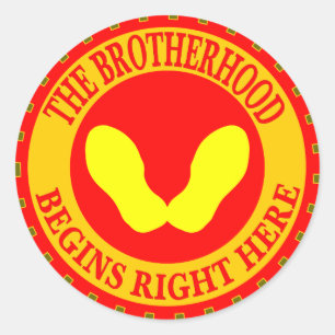 Sticker Rond La Fraternité Commence Ici
