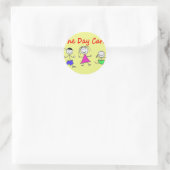 Sticker Rond La garderie (Sac)