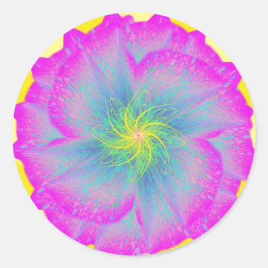 Sticker Rond La gloire de l'univers par pwrflwr (Devant)