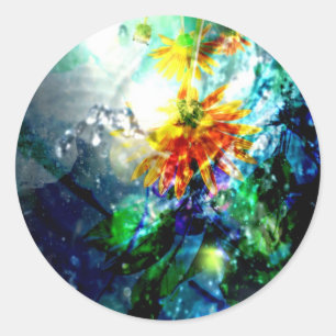 Sticker Rond La gloire descend