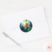 Sticker Rond La gloire descend (Enveloppe)