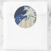 Sticker Rond La Grande Vague (Sac)