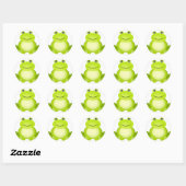Sticker Rond La grenouille pacifique (Feuille)