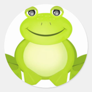 Sticker Rond La grenouille pacifique