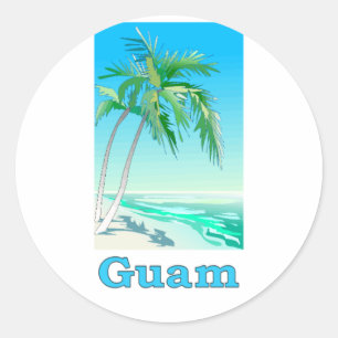 Sticker Rond La Guam